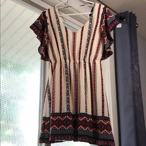 Trible printed dress